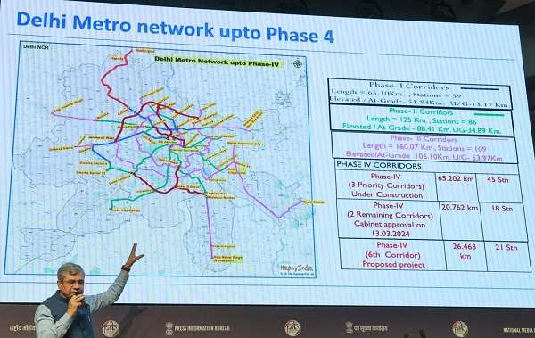 Rithala – Kundli Line of Delhi Metro approved by Central Government