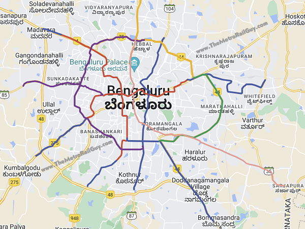 Phase 3A of Bangalore Metro approved by Government of Karnataka