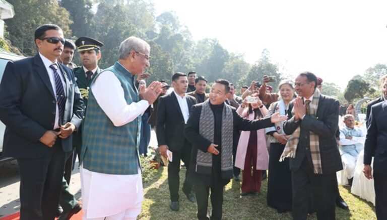 Sikkim’s Raj Bhavan celebrates Om Prakash Mathur’s 73rd birthday